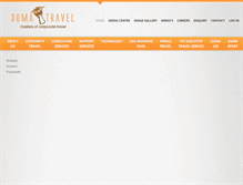 Tablet Screenshot of dumatravel.co.za